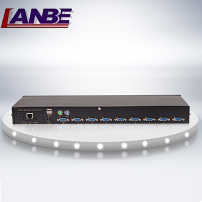 LANBE 蓝宝AI-9108DU 8口IP-KVM切换器远程IP访问管理8口网络数字