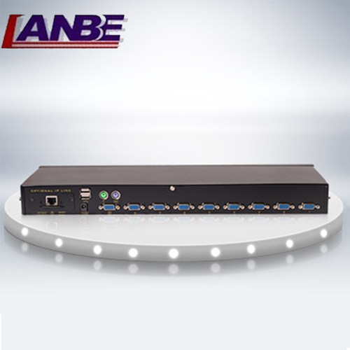 LANBE 蓝宝AI-9108DU 8口IP-KVM切换器远程IP访问管理8口网络数字