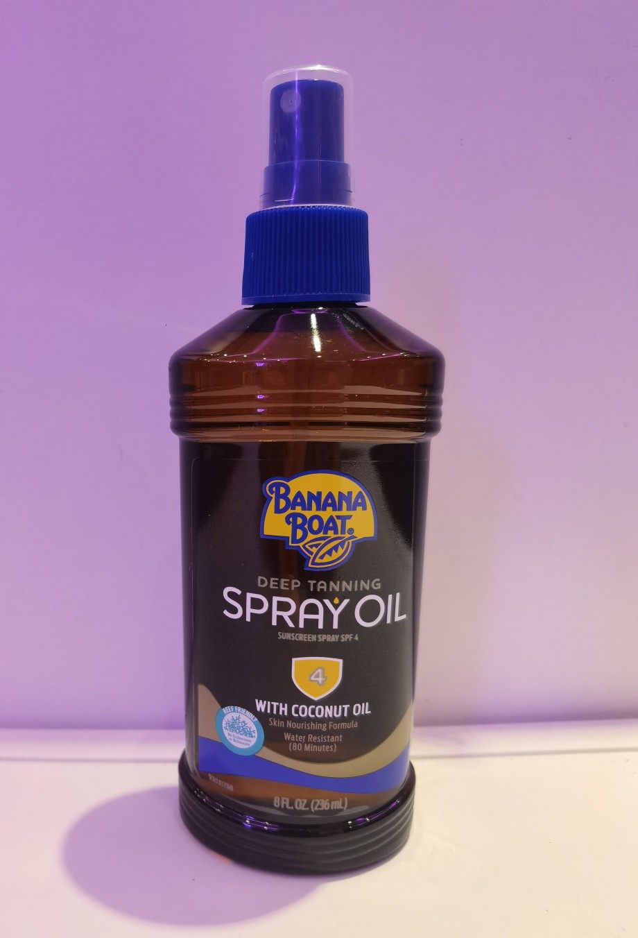 banan boat香蕉船现货室外spf4深古铜色晒太阳美黑油236毫升