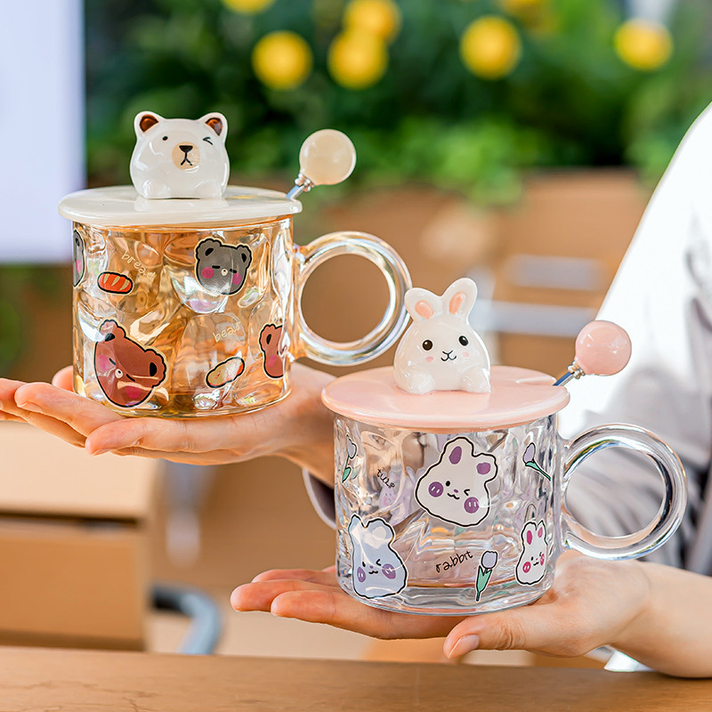 高颜值玻璃杯女生可爱夏季水杯