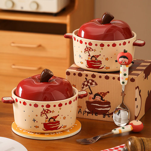 可爱陶瓷泡面碗高颜值女生日礼物