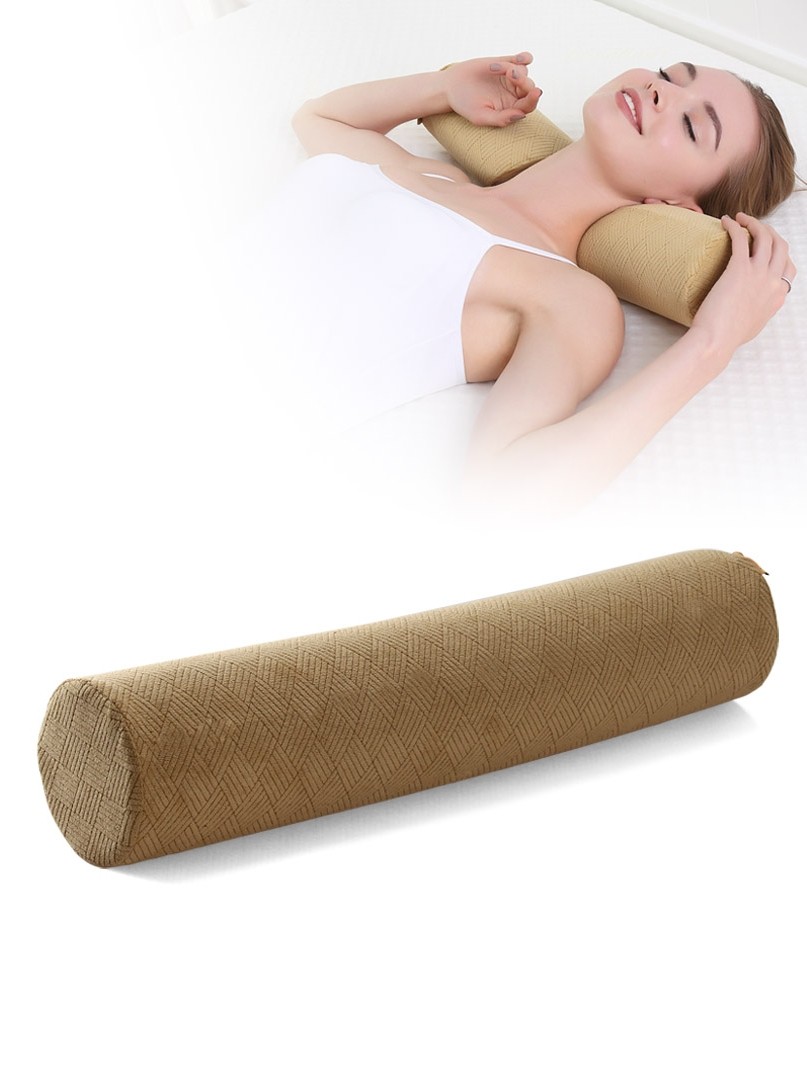 慢回弹记忆棉圆柱枕颈椎枕头圆枕圆形糖果枕颈椎专用记忆枕