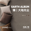 棕色ins抱枕沙发客厅轻奢靠垫床上靠枕套 LIVING inc.大地天鹅绒