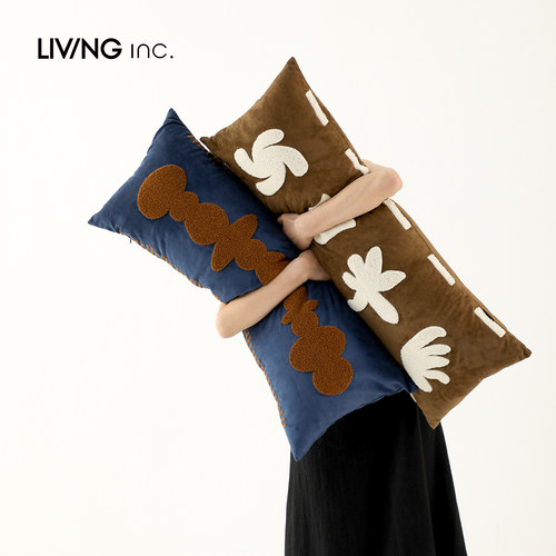 LIVINGinc.侘寂刺绣设计款抱枕