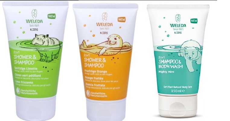 德国直邮Weleda维蕾德儿童洗发沐浴露二合一 kids 2 in 1 150ml