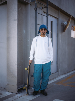 DERAiLLEUR 日系复古百搭休闲裤伞兵裤工装裤军裤