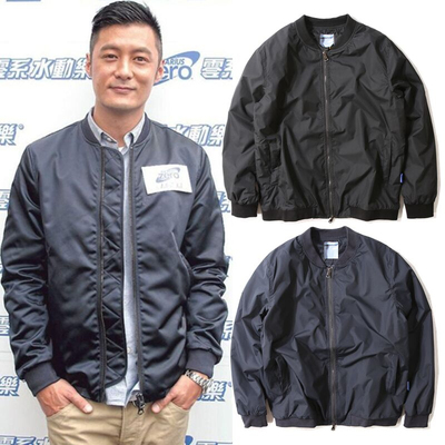 棒球领秋冬季宽松夹克