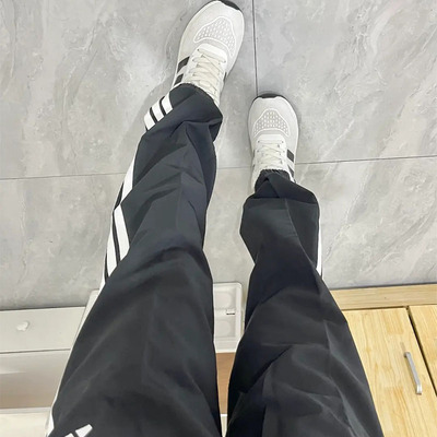 阿迪达斯春夏女裤梭织速干弹力