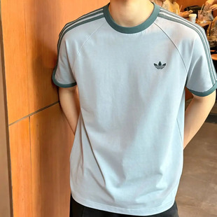 阿迪达斯三叶草男短袖2026夏新非宽松款包邮KG6323 KG6322 KG6321