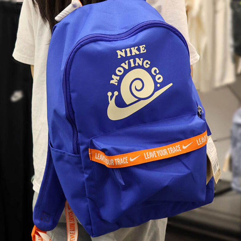 耐克包双肩包书包背包电脑包30x15x44cm大容量宝蓝包邮DV6070-405