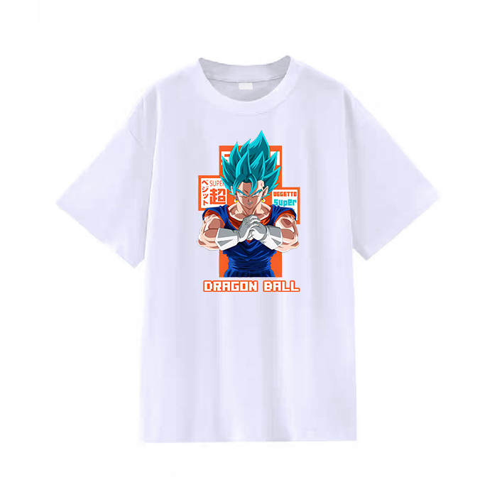 七龙珠动漫T恤联名短袖衣服悟空潮牌夏季纯棉吉塔魔人布情侣装