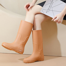 外穿徒步厨房成人雨靴 防水防滑户外露营水靴时尚 新款 轻便舒适雨鞋