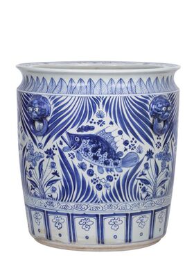 景德镇手绘大水缸仿古陶瓷仿古