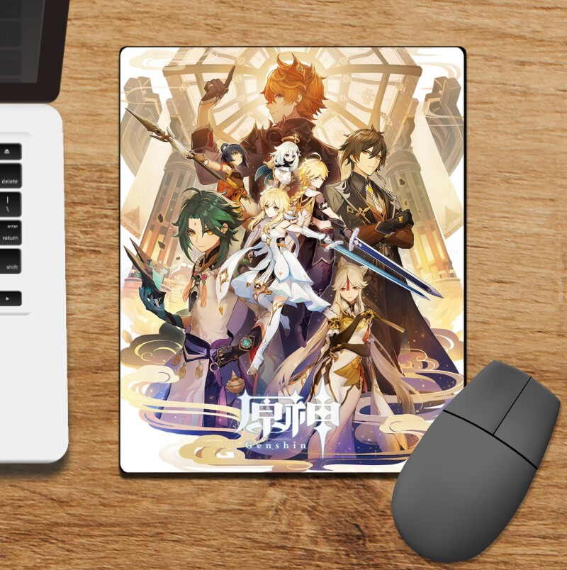 原神中号鼠标垫加厚锁边办公周边