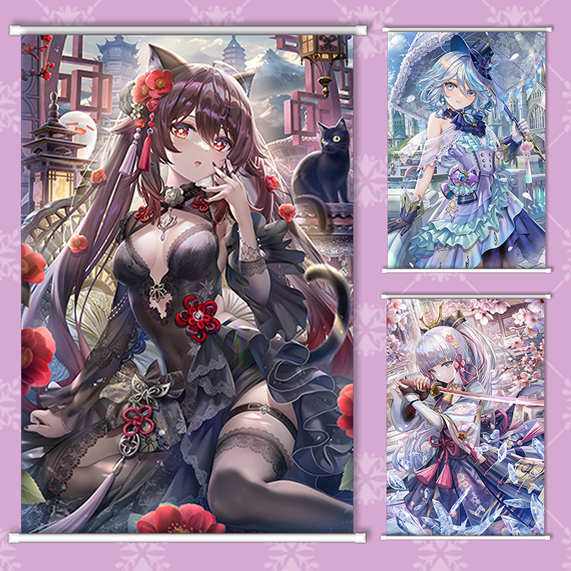 原神挂画海报定制礼品