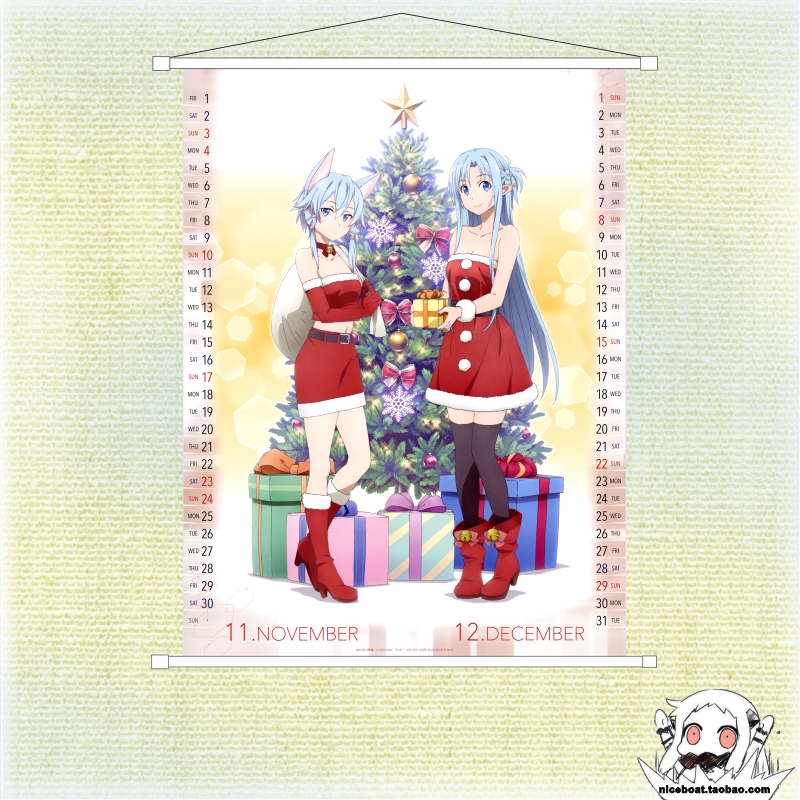 diy刀剑神域卷轴周边来图定制