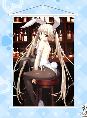 缘之空春日野穹妹动漫游戏挂画周边挂轴卷轴礼物图定制海报二次元