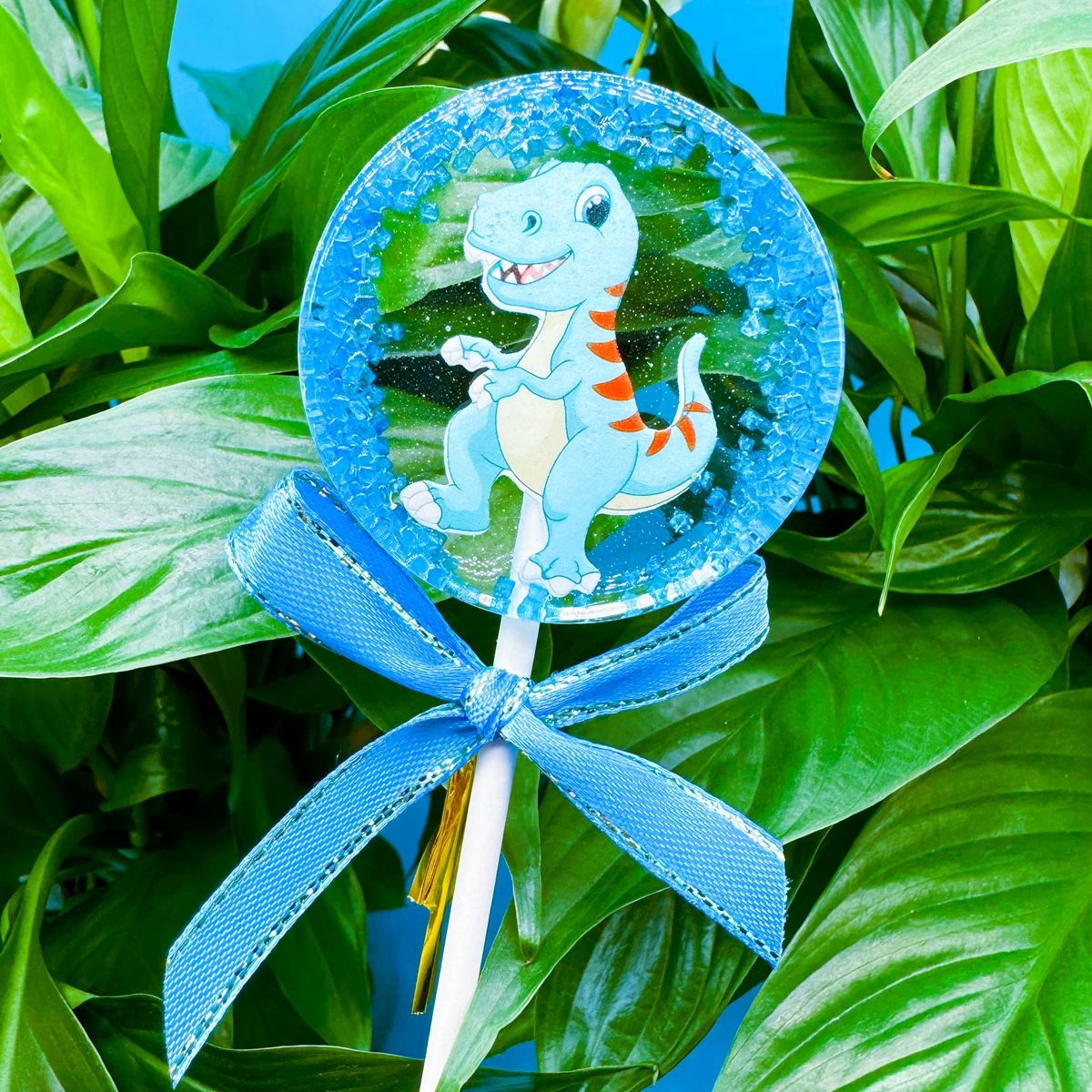 手工棒棒糖小恐龙儿童零食情人节生日礼物糖果定制