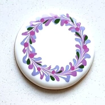 花环可写字糖霜饼干定制生日礼物伴手礼回礼公司年会活动婚礼甜品