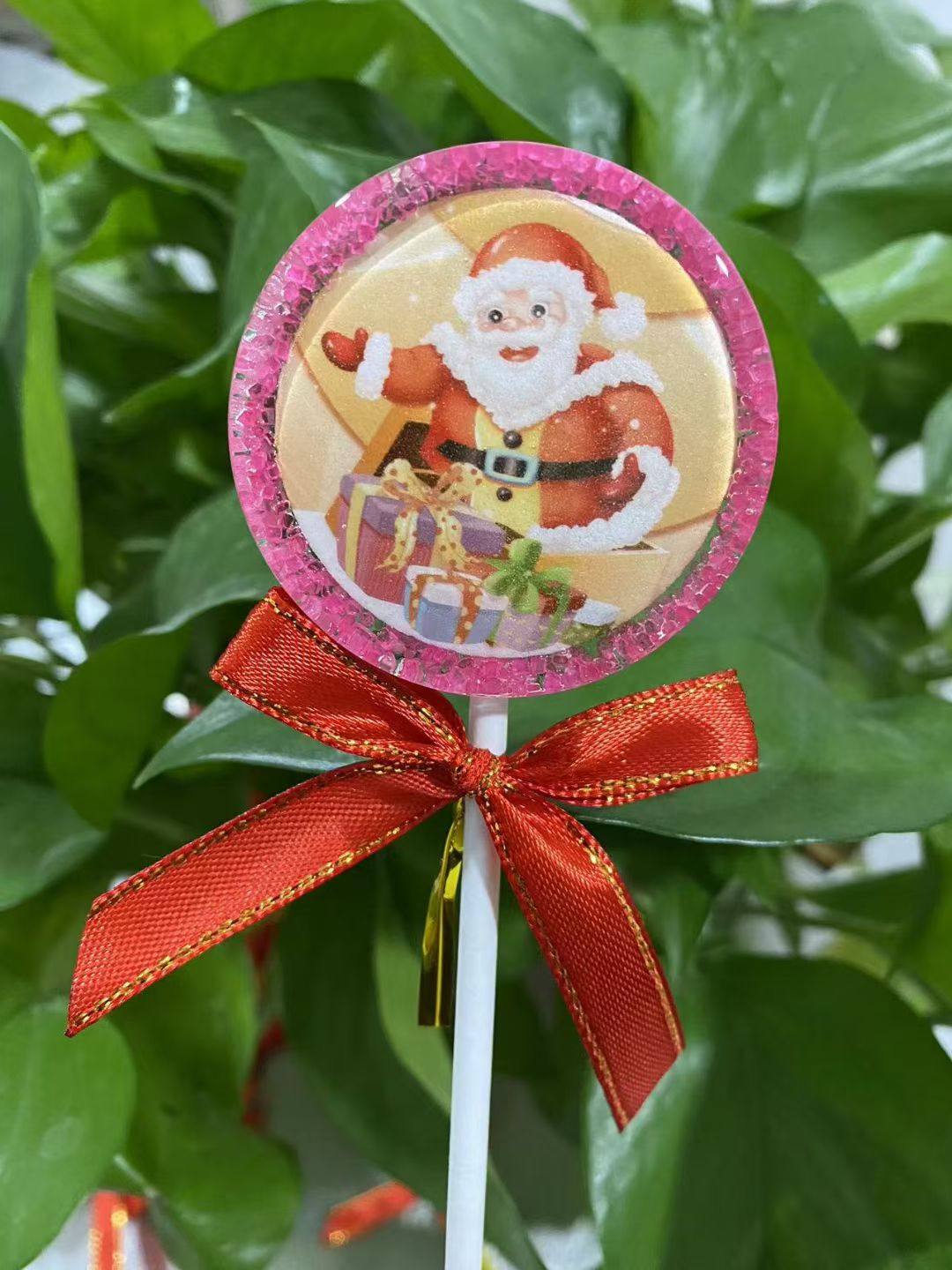 棒棒糖手工卡通零食波板糖试管接糖果儿童照片定制食品圣诞节礼物