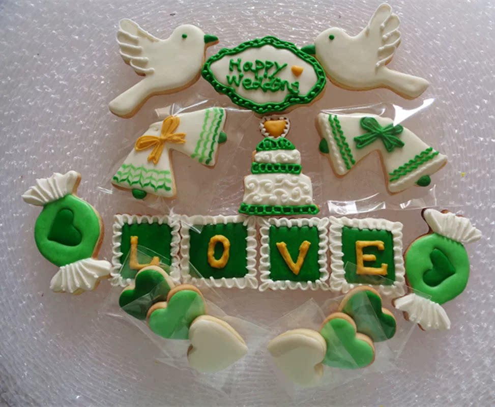 糖霜饼干定制刻字生日礼物伴手礼回礼公司年会活动礼品婚礼甜品台