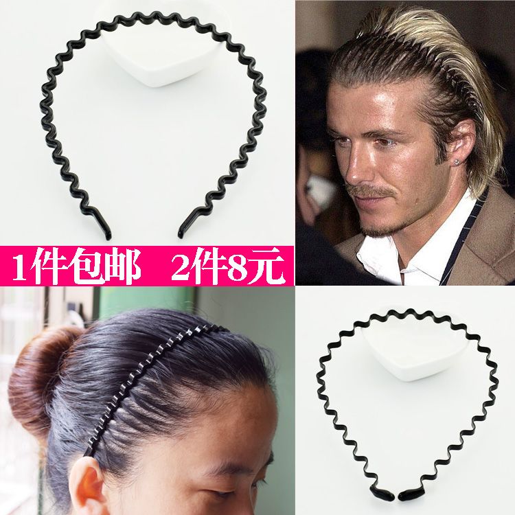 男生发箍简约头饰女士餐饮