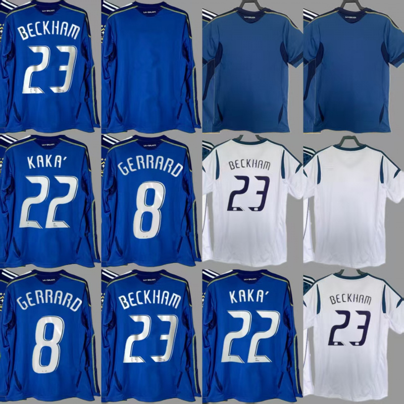 洛衫矶银河复古球衣足球服经典怀旧贝克汉姆球衣比赛训练服短袖运