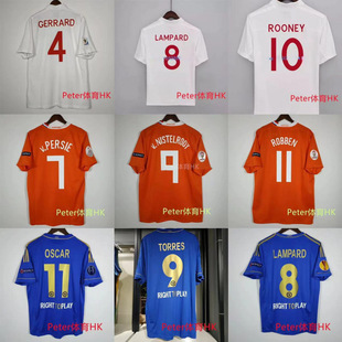 复古球衣足球服经典英格兰葡萄牙尤文M亨利C罗纳尔多梅西齐达内