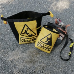 丛岩工坊原创《climber出没》攀岩粉袋 镁粉袋 攀岩周边 抱石粉袋