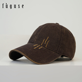 美式 复古水洗做旧遮阳棒球帽子男女潮牌ins百搭显脸小软顶鸭舌帽