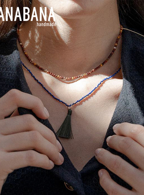 天然石 Necklace- 西班牙Guanabana品牌设计师进口半宝石极细项链