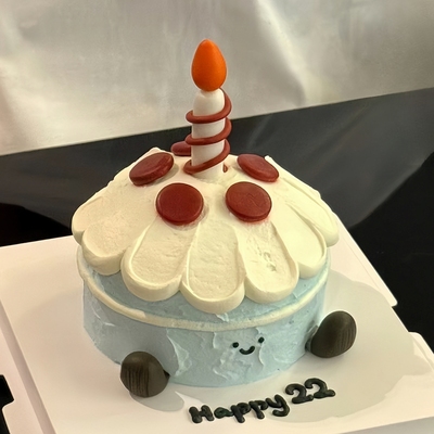 小红书同款蜡烛小脚jellycat蛋糕装饰摆件可爱简约甜品台装扮插件