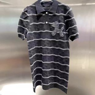 新款 正品 3I3E613 240夏季 针织连衣裙女 简约休闲百搭短袖