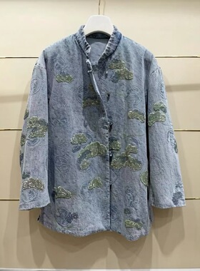 省现货正品1J4RB01-250开25冬牛仔棉服吊牌5890
