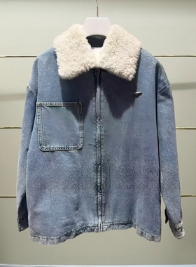 正品2I4RB06-240开24冬牛仔棉服外套吊牌3999