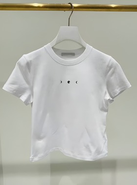 正品2I1B318-24 D大 24春6 839 漂白/黑色 休闲T恤P4