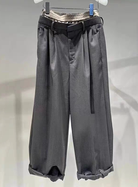 正品2I3Q409-240  24秋1 1899W 浅灰色 裤子