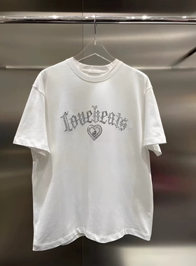 正品3I2B309-24 D小24夏2 735 粉红色 烫钻t恤