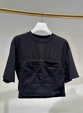 正品2I3B302-240 24秋1  999W  黑色 短款T恤