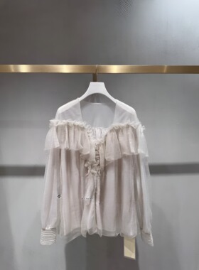 正品1H1C419-23衬衫正品2023年春装新品2-2吊牌4990