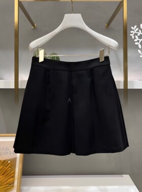 正品2H2Q102-23 D大23夏1 1699 黑色 西装面料 百褶 裙裤