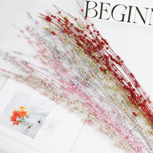 圣诞柳条装饰仿真柳枝圣诞树diy材料新年春节客厅花瓶插花装饰品