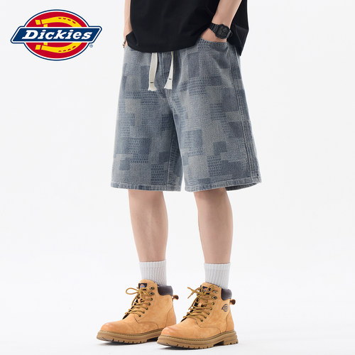 Dickies新款星空纹牛仔短裤