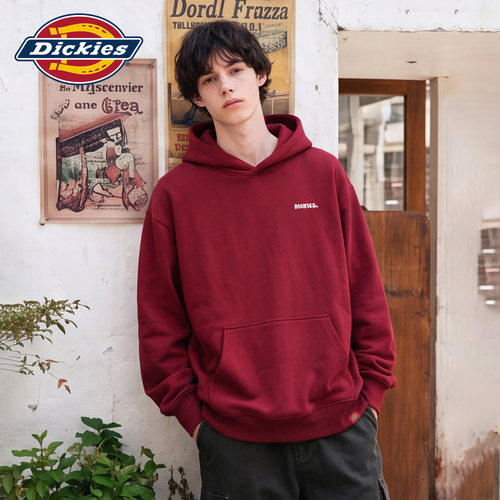 Dickies男秋季宽松百搭连帽卫衣