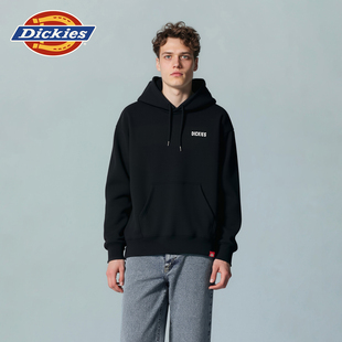 Dickies帝酷适25秋冬新款宽松背后印花码头元素连帽卫衣 男女情侣