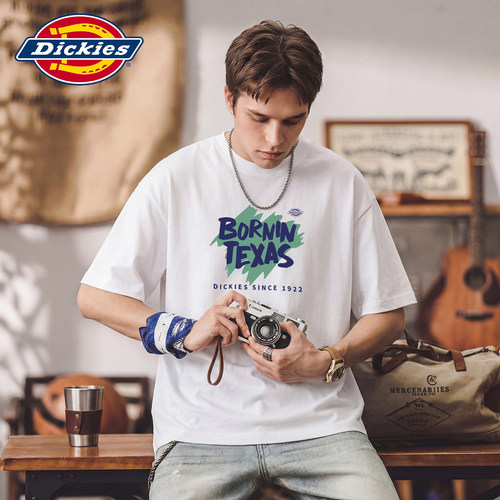 Dickies新款印花短袖T恤衫