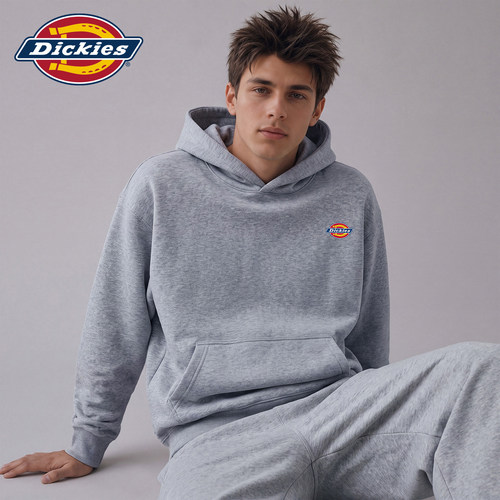 Dickies美式小标印花连帽卫衣