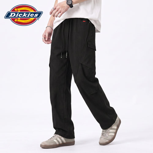 Dickies闪电笔刷脏洗弯刀裤