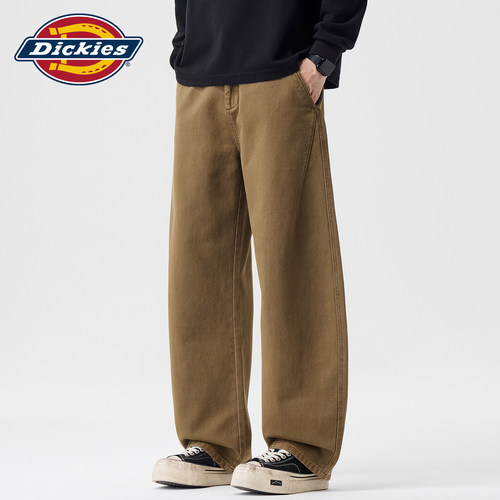 Dickies宽松阔腿弯刀休闲裤