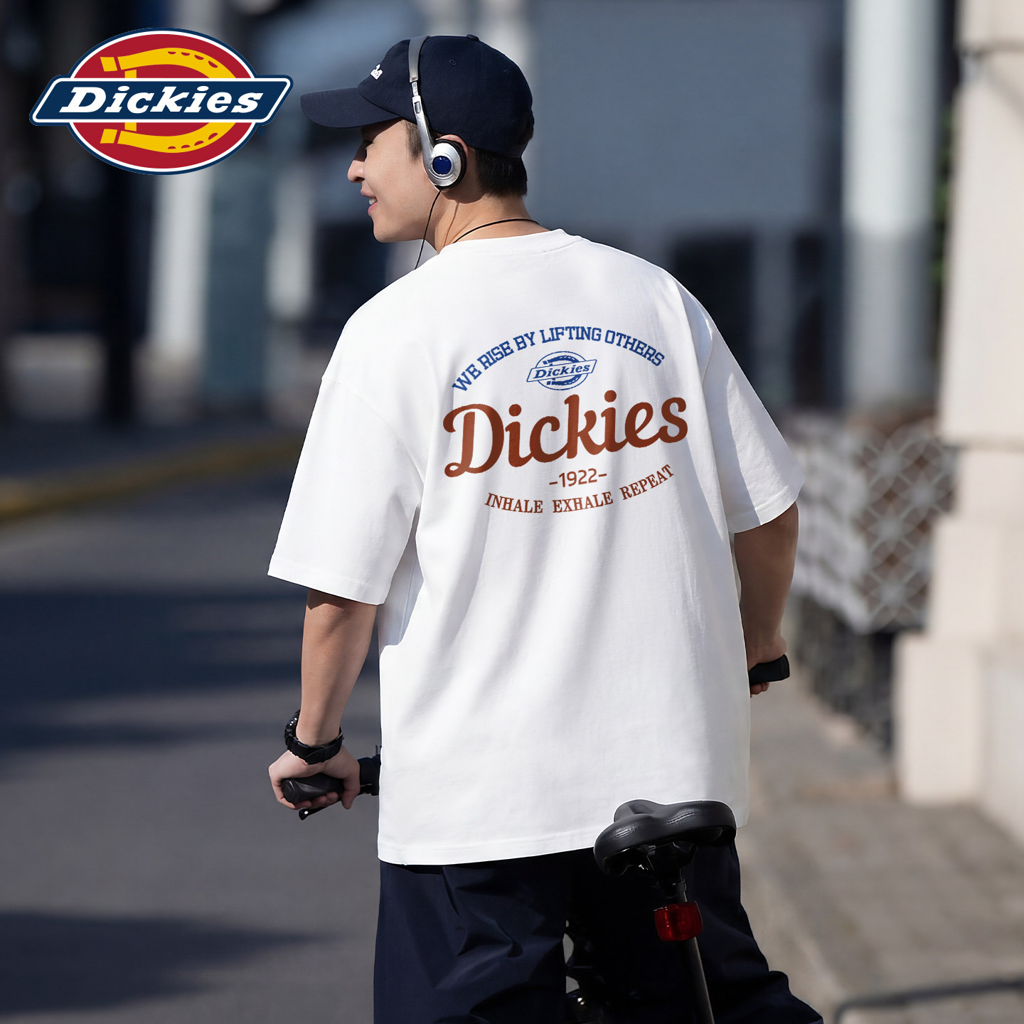 dickies短袖男士t恤重磅面料图片